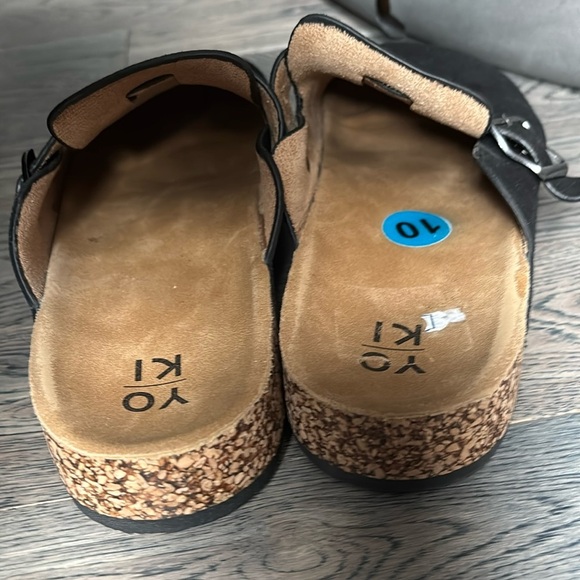 Yoki  Black Mules Sz 10 - Picture 6 of 10